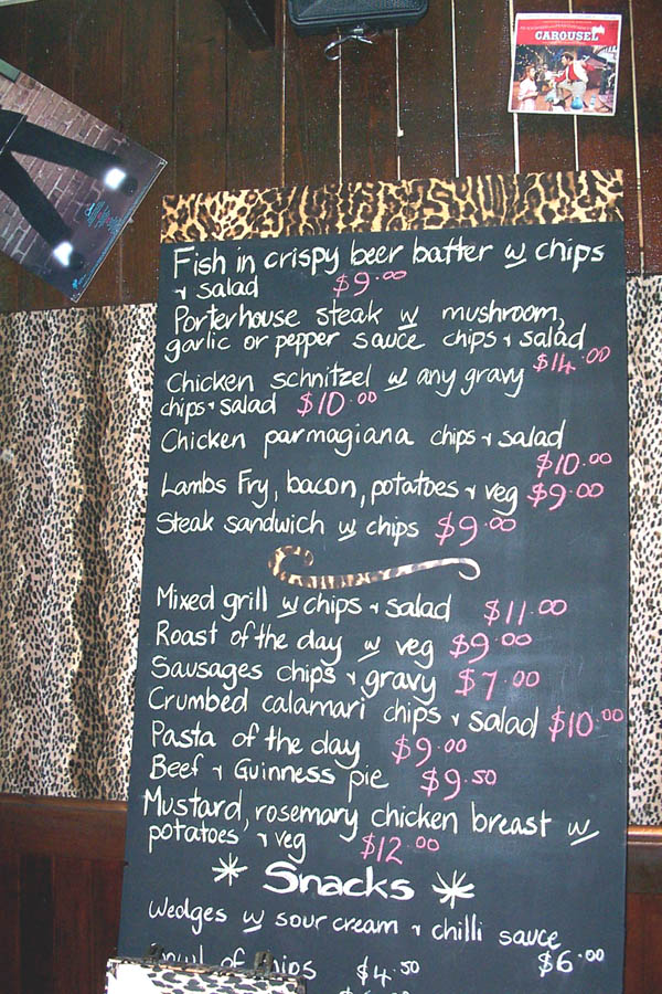 pubmenu
